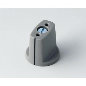 SPINDLE KNOB 16x16, with line, 4 mm shaft