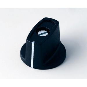 SPINDLE KNOB 23x16, with line, 6 mm shaft