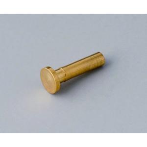 Contact pin, unipolar, gold-plated, 15A