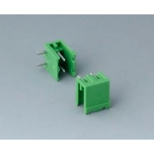 Plug header male, pitch 5,08 mm, 2-pin